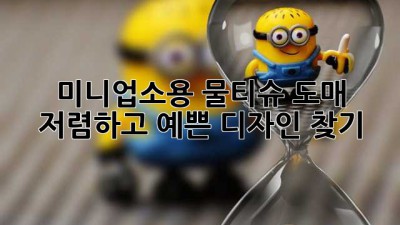 미니업소용 물티슈 도매: 저렴하고 예쁜 디자인 찾기